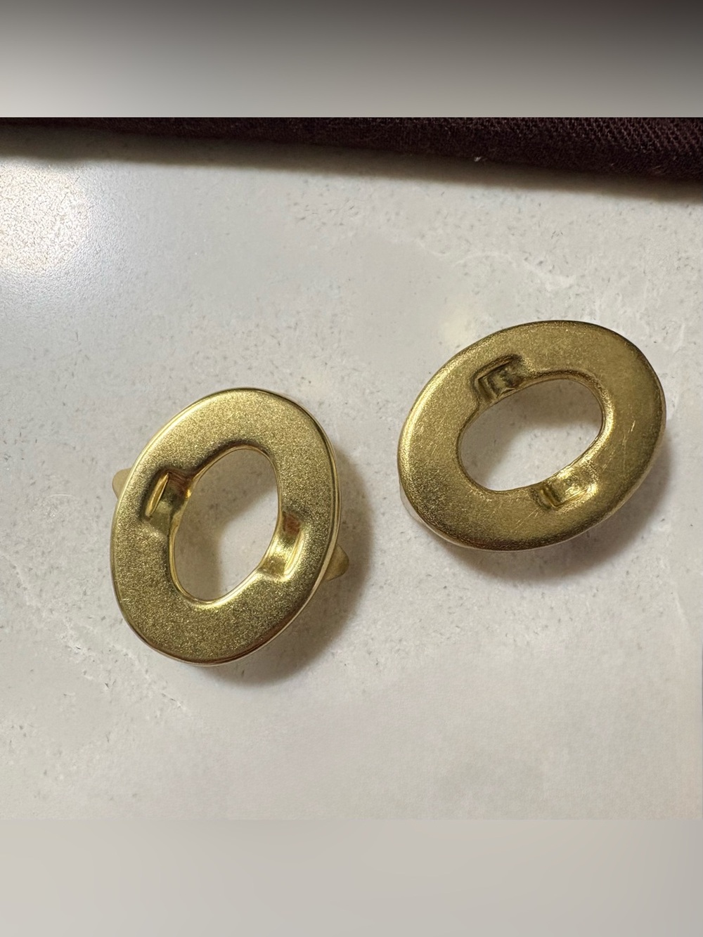 Vintage Coach 100% Solid Brass Turnlock Replacement Hardware Faces (Set of 2) - Picture 11 of 15